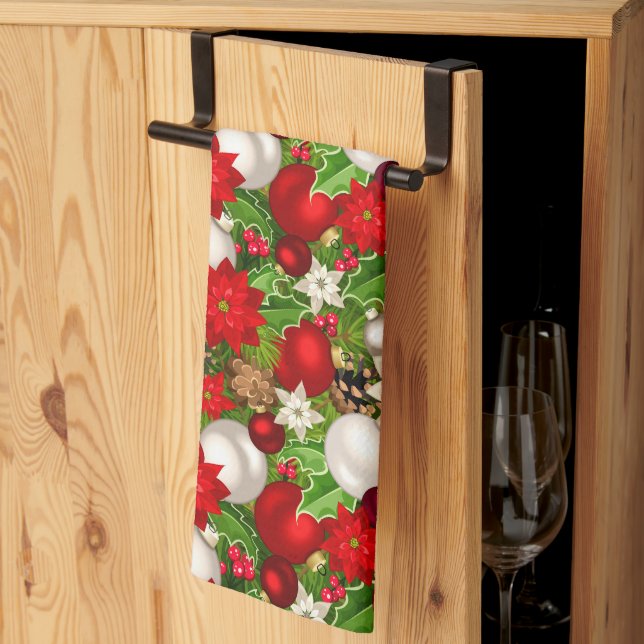 Happy Holidays Kitchen Towel (Thirds Fold)