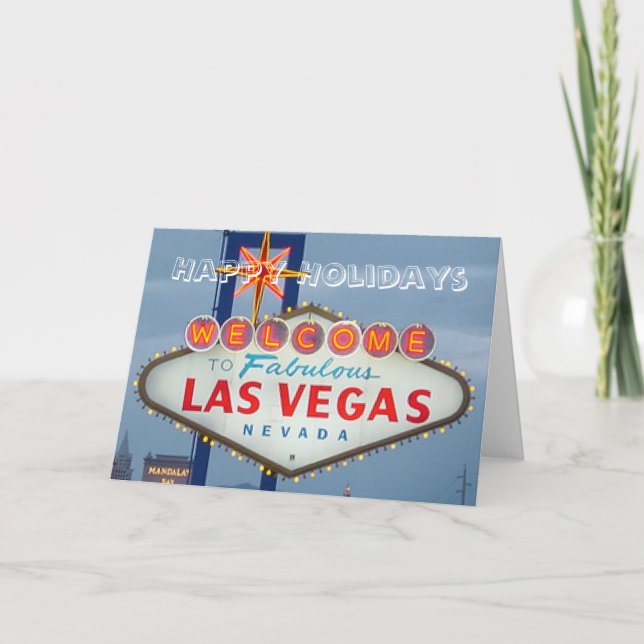 Happy Holidays Las Vegas Card (Front)