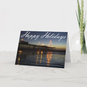 Happy Holidays - Lit Pier Card