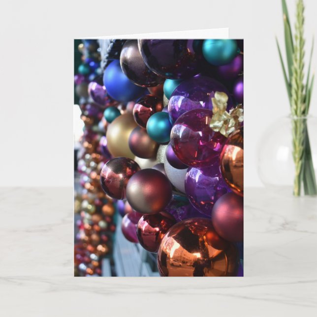 Happy Holidays London UK Christmas Festive Season Card (Front)