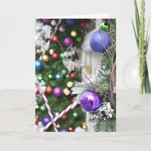 Happy Holidays London UK Christmas Festive Season Card (Front)