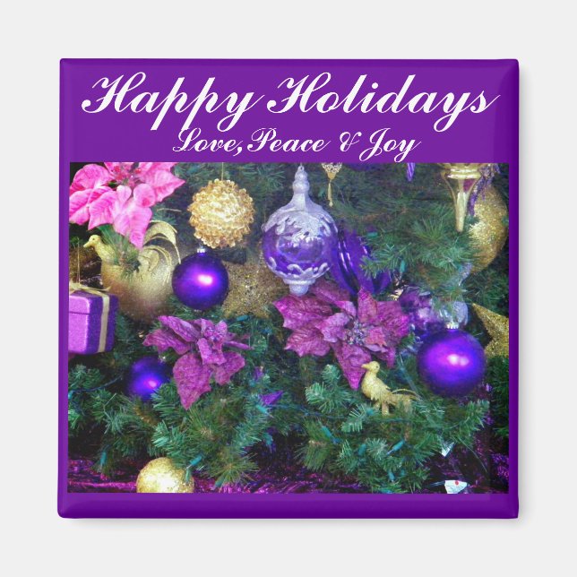 Happy Holidays_ Magnet (Front)