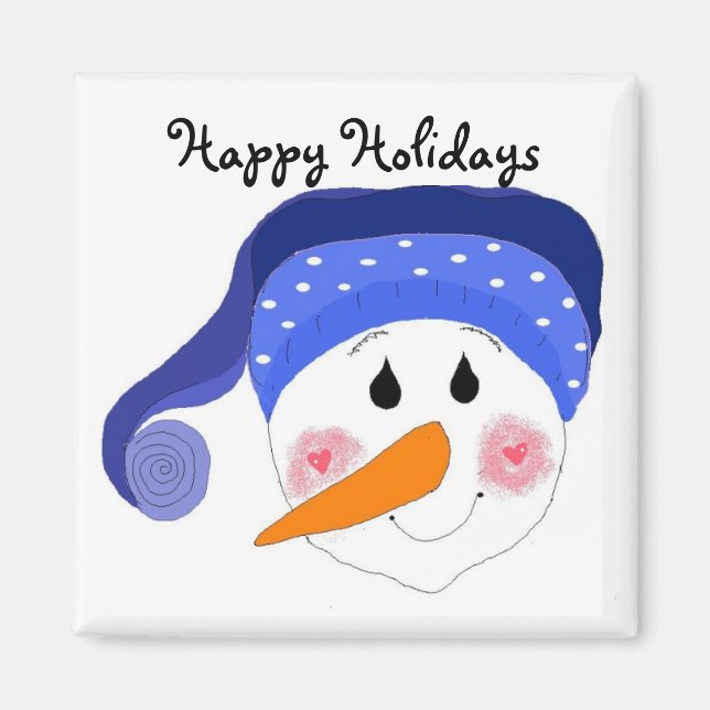 Happy Holidays Magnet (Front)