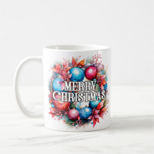 Happy Holidays Merry Christmas Coffee Mug
