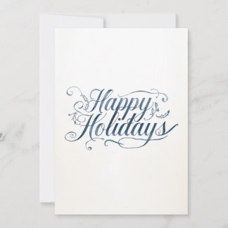 Happy Holidays Merry Christmas Family New Year Card
