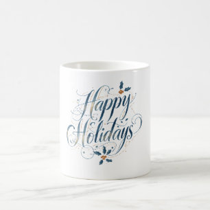 Happy Holidays Merry Christmas Family New Year Coffee Mug