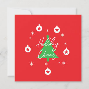 Happy Holidays Merry Christmas New Year Holiday Card