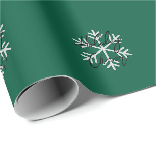 Happy Holidays Merry Christmas New Year Wrapping Paper
