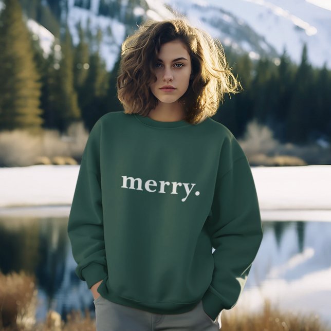 Happy Holidays Merry Womens Personalised Sweatshirt (Creator Uploaded)
