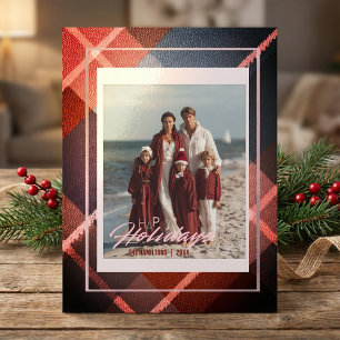 Happy Holidays Modern Family photo postcard