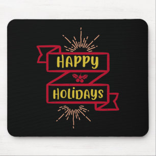 Happy Holidays Mouse Mat
