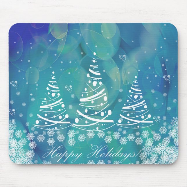 Happy Holidays Mouse Mat (Front)