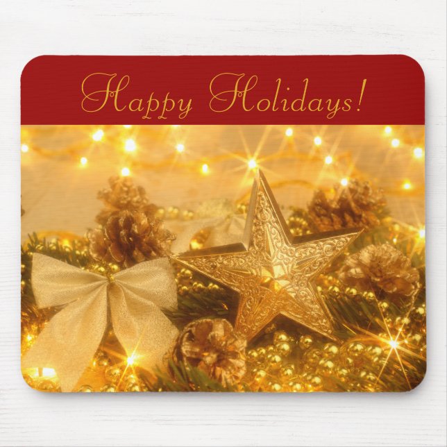 Happy Holidays Mousepad (Front)