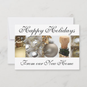Happy Holidays - New Address Christmas Card