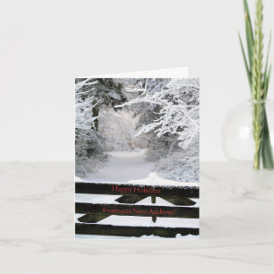 Happy Holidays - New Address Christmas Card