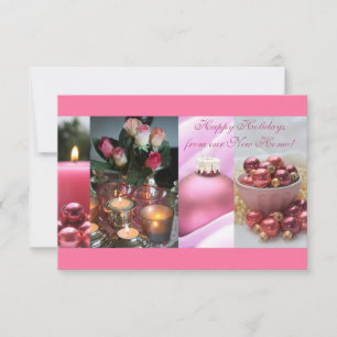 Happy Holidays - New Address Christmas Card