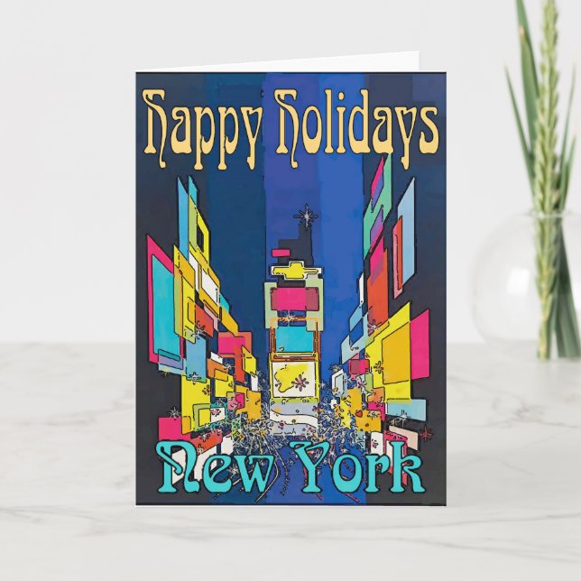 Happy Holidays  New York Holiday Card (Front)