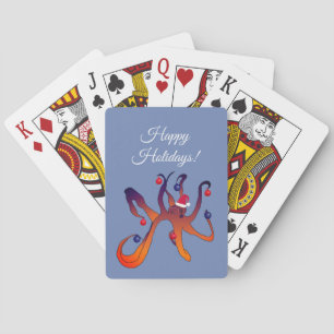 Happy Holidays Octopus Art Cards