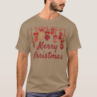 Happy Holidays Ornaments Merry Christmas Hanukkah  T-Shirt