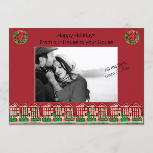 Happy Holidays: our House to your House Photo Card