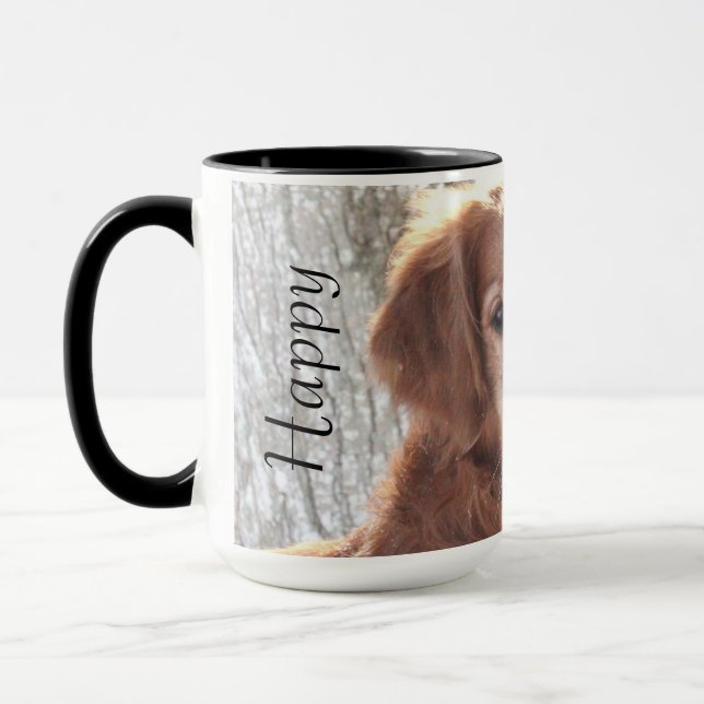 Happy Holidays Pet Mug (Left)