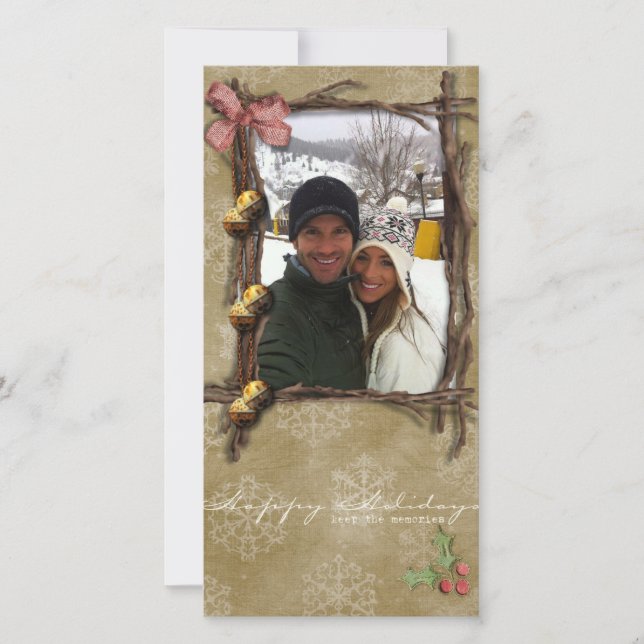 happy holidays photo card (Front)