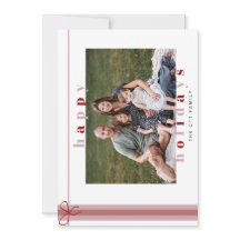 Happy Holidays Photo Card
