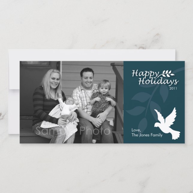 Happy Holidays Photo Card (Front)