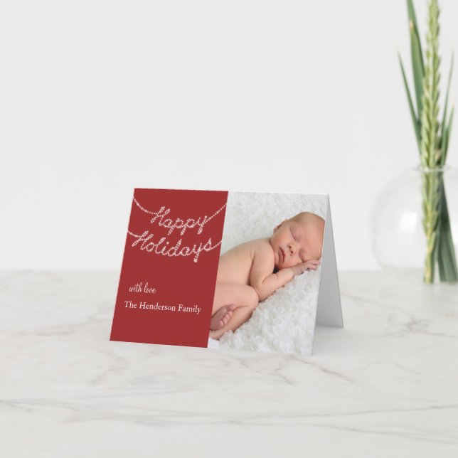 Happy Holidays Photo Card (Front)