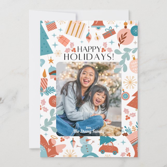 Happy Holidays Photo Card (Front)