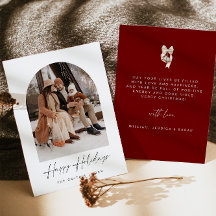 Happy Holidays Photo Card | Christmas Card