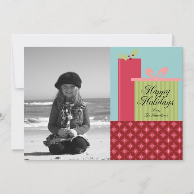 Happy Holidays Photo Cards (Front)