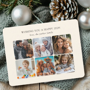 Happy Holidays Photo Collage Christmas  Holiday Card