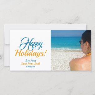 Happy Holidays Photo Holiday Card