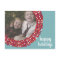 Happy Holidays Photo - Whimsical berry wreath