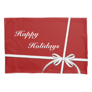 Happy Holidays Pillowcase