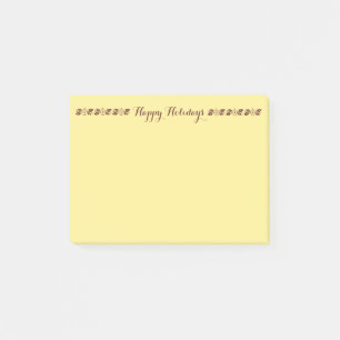 Happy Holidays Post-it® Notes by RoseWrites