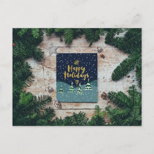 Happy Holidays Postcard