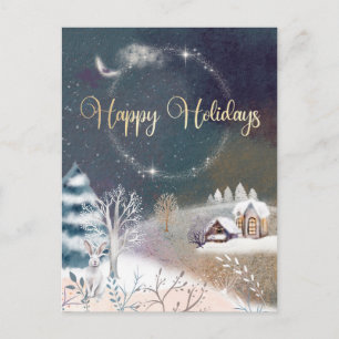 Happy Holidays Postcard