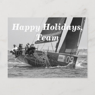 Happy Holidays postcard
