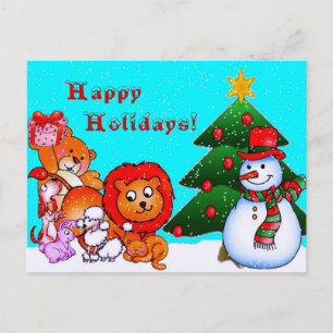 Happy Holidays Postcard