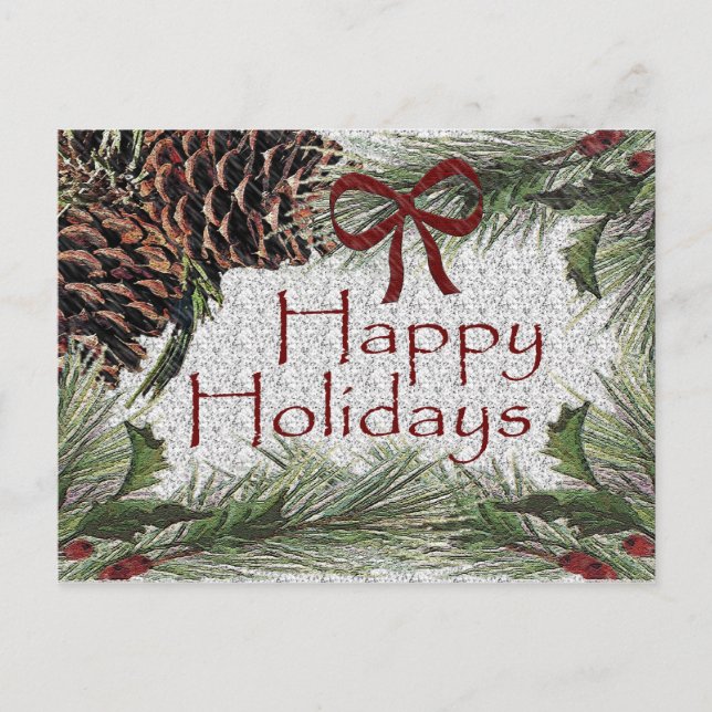 Happy Holidays PostCard (Front)