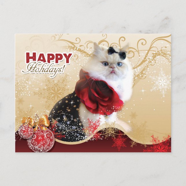 Happy Holidays Postcard (Front)