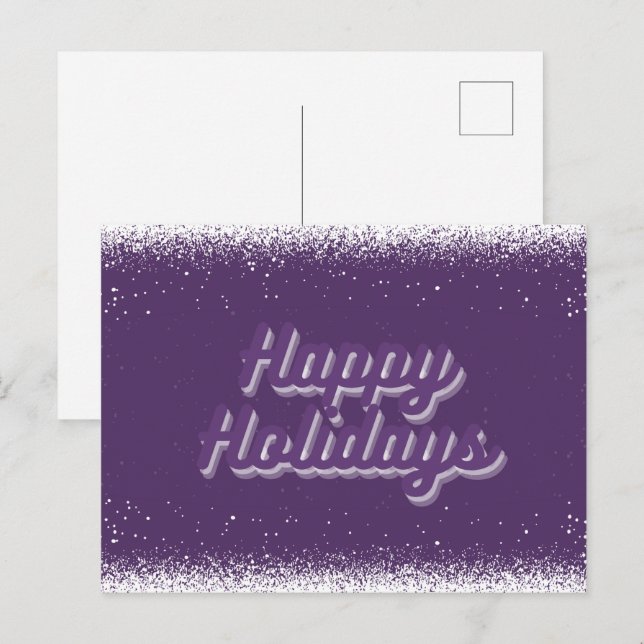 Happy Holidays Postcard (Front/Back)