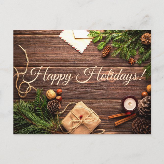 Happy Holidays Postcard (Front)