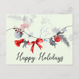“Happy Holidays” Postcard