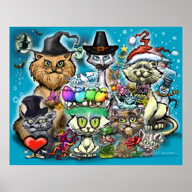 Happy Holidays Poster (Front)