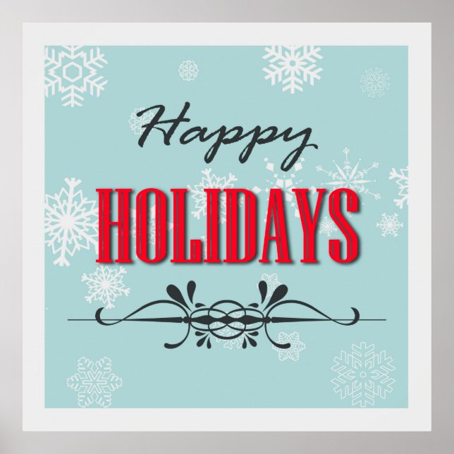 Happy Holidays Poster (Front)