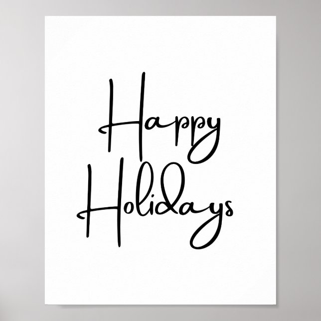 Happy Holidays Poster (Front)