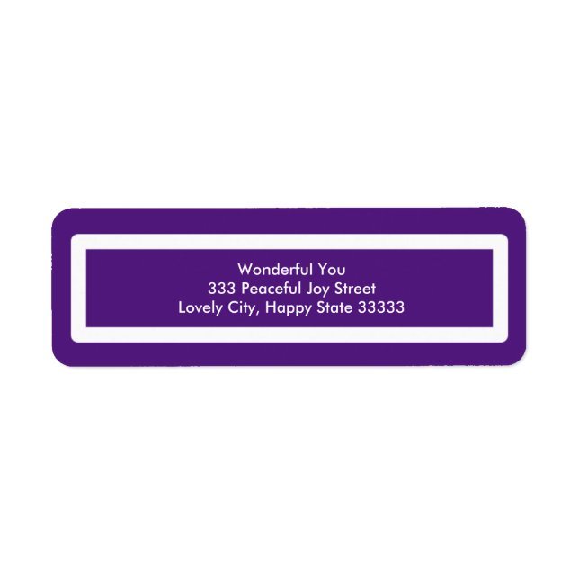 Happy Holidays Purple Design (Front)